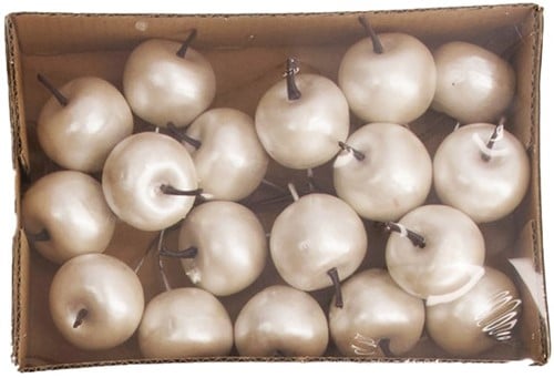 Appel foam Wit 3,5 cm ca. 18 stuks doos