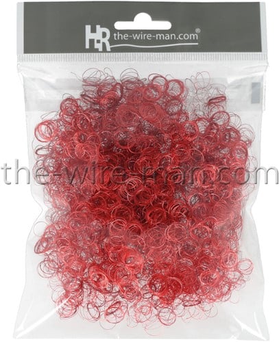Lamettahaar Rood ca. 15 gr