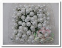 Balletjes op draad Wit Opaal 2 cm doos 144 stuks