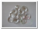 Acryl schelpen Rose 12 stuks