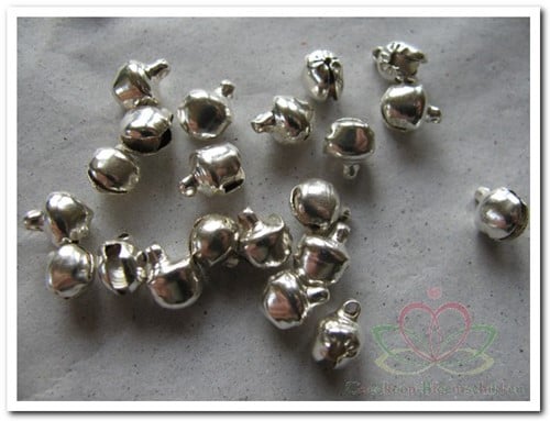 Christmas bells Zilver Mini ca. 20 stuks