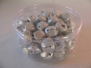 Christmas bells Wedding Wands Zilver Mat 12 mm doosje ca. 60 stuks