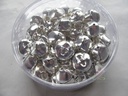 Christmas bells Wedding Wands Zilver Glans 12 mm doosje ca. 60 stuks