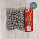 Mini deco balls decobolletjes Zilver 15 mm 140 gr