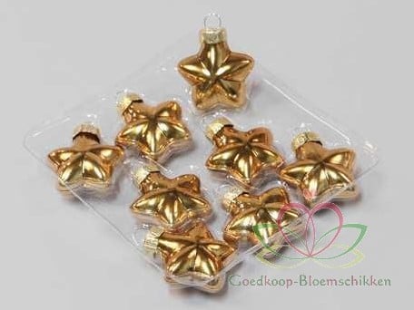 Sterren op draad Koper glans 40 mm