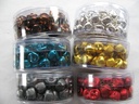 Christmas bells Wedding Wands Champagne Glans 12 mm doosje ca. 60 stuks
