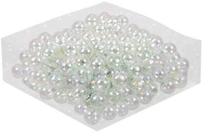Balletjes op draad Transparant Clear Pearl 2 cm doos 144 stuks
