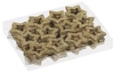 Glittersterren Zilver open sterren 3.5 cm doosje 48 stuks