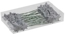 Glitter sterren Zilver 40 mm doos 60 stuks