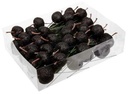 Glitterappels Zwart 25–35 mm doos 48 stuks