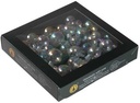 Kerstballen glas Clear Pearl 20 25 30 mm 6 bundels van 6 = 36 stuks