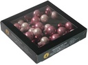 Kerstballen glas Wild Blossom 20 25 30 mm 6 bundels van 6 = 36 stuks