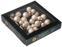 Kerstballen glas Champagne 20 25 30 mm 6 bundels van 6 = 36 stuks