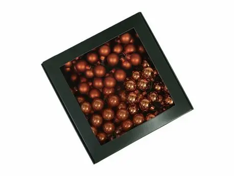 Balletjes op draad Mandarin 2 cm doos 144 stuks