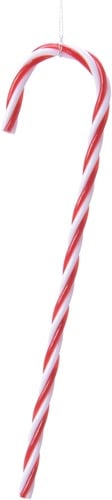 Candy Cane zuurstok plastic 9 cm pak 6 stuks