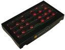 Kerstballen op Lange draad Donker Rood mat glans combi 4 cm 30 stuks
