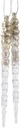 Hanger Ijspegel Champagne Goud set 2 stuks