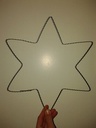 Draadframe ster 30 cm
