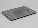 Onderbord Loodlook Rechthoek Rode rand 35x25 cm