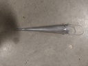 Koker Conisch waxinehouder Hartjes met handvat per stuk Ø24,5 cm