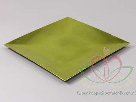 Onderbord Vierkant Groen 27x27 cm