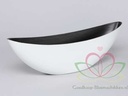 Bootschaal halfhoog Wit 39x11x12,5 cm