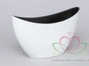 Bootschaal hoog Wit 24x9,5x15 cm