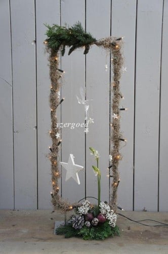 Metalen frame Zwaar Smal hoog raam 30x85 cm