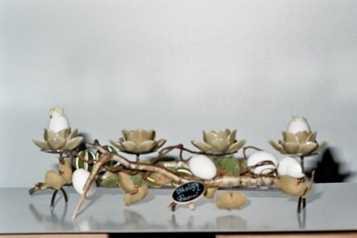 Metalen frame Zwaar Vier op een rij roest