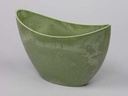 Bootschaal hoog Poeder Soft Groen 24x10x14 cm