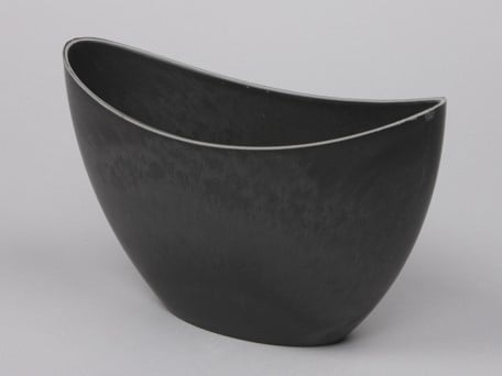 Bootschaal hoog Basic Grey 24x10x14 cm