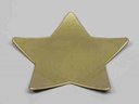 Onderbord Stervorm Goud Glitter 24x24 cm