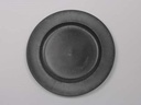 Onderbord Loodlook Rond Basic Grey Grijs 33 cm