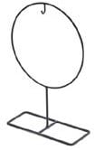 Metalen frame Rond op voet 30 cm