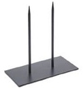 Metaalstaander Metalen pin standaard Solid 2 pinnen ca. 20 cm