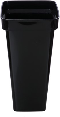 Vaas Bloemenvaas Vierkant Zwart 41 cm
