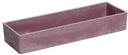 Tafeldeco Rectangle Poederroze 32x10.5x5 cm