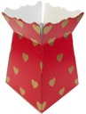 Euro Boeketdoos I love you hearts rood goud 25 stuks
