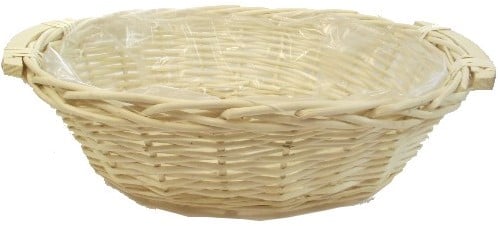 Rieten mand Strong Oval Hamper Basket 44 cm