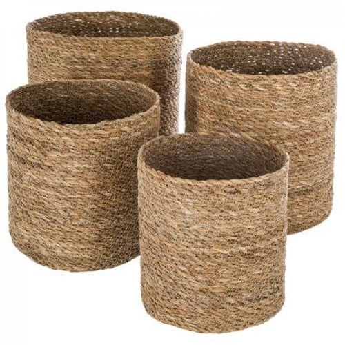 Manden Zeegras set 4 stuks