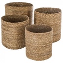 Manden Zeegras set 4 stuks