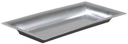 Onderbord Washed Rechthoek Zilver 28x12x3 cm