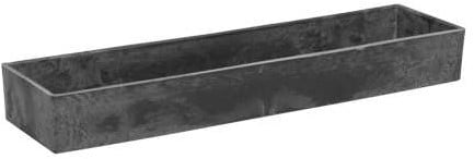Tafeldeco Rectangle Large Basic Grey Loodlook 42x10.5x5 cm