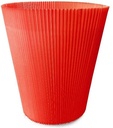 Manchet Potcover Klassiek Rood 105 mm hoog Zak 100 stuks