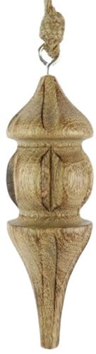 Kranshanger Droplet Hout 6x16 cm