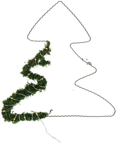 Draadboom kerstboom frame 25 cm