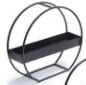 Metalen frame Rond met plateau voor steekschuim 35x11x33 cm