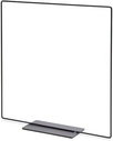 Metalen Frame Vierkant op voet zwart Metal square on base 35 cm