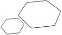 Metalen Frame Hexagon 20 cm hangend
