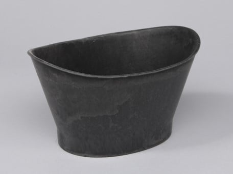 Bloempot Ovaal Loodlook 20.5x10x11 cm